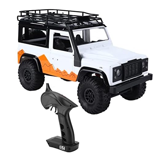 01 02 015 Simulering RC terrängbil, nytt utseende läckagesäker slitstark utsökt utförande MN 99A 4WD RC terrängbil för utomhus för inomhus för 14+(vit)