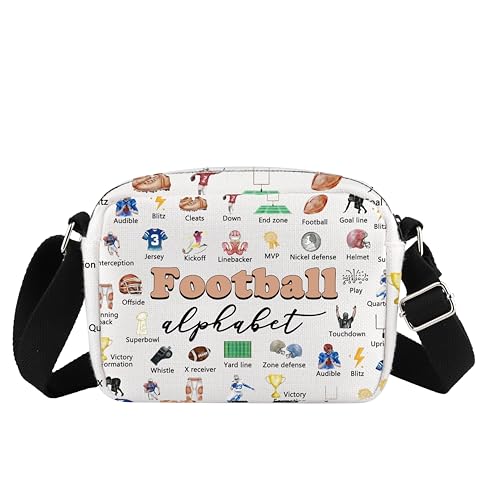 MNIGIU Polyester Crossbody Bag, Casual Rectangular Messenger Style, 2 Compartments with Adjustable Shoulder Strap