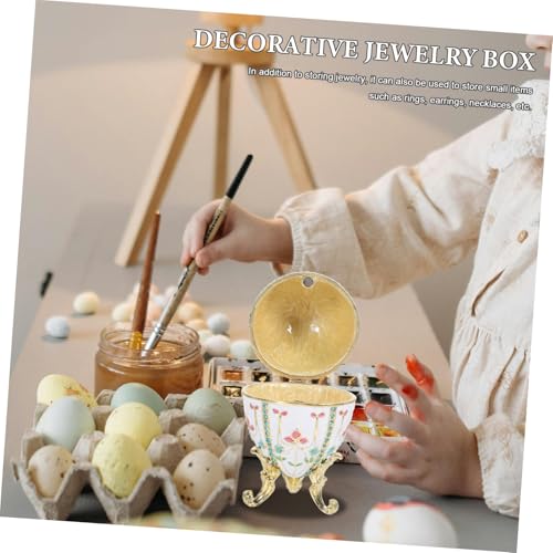 Boîte à bijoux œuf de Pâques contre la perte de petits bibelots - 8