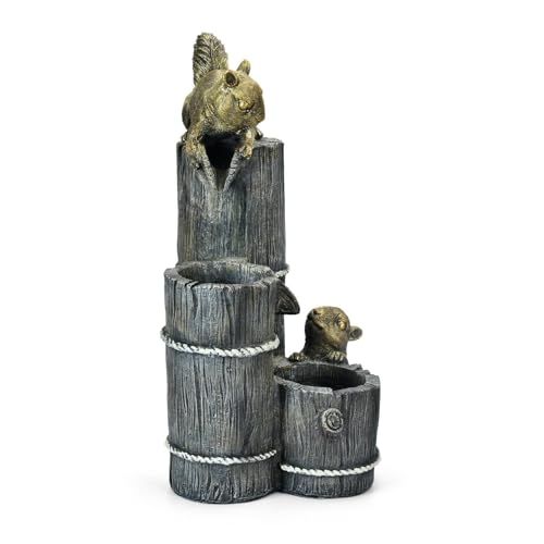 Image of Swarnhouse Decorative Water Fountain with LED Light, 2 Feet, Indoor Tabletop Waterfall for Home Office Garden (Article 5)
