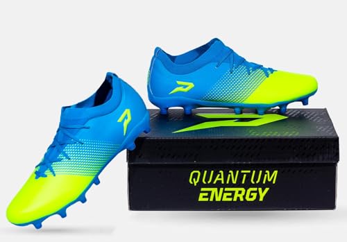 Quantum Energy: Soccer Cleats - Columbia Blue & Slime4