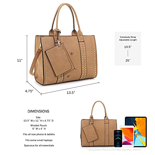 Image of JESSIE & JAMES Satchel Purses for Women Shoulder Bags Crossbody Top Handle Handbags with Adjustable Strap Card Pouch