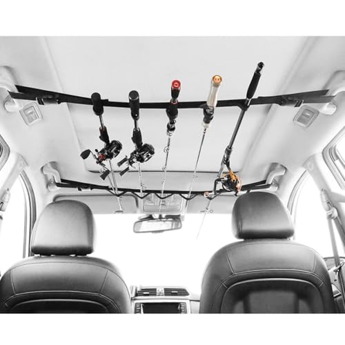 2Pcs Car Fishing Rod Holder Rack for Honda WR-V I II DG4 2017-2025 2026 Vehicle Fishing Rod Holder Adjustable Fishing Pole Storage Straps