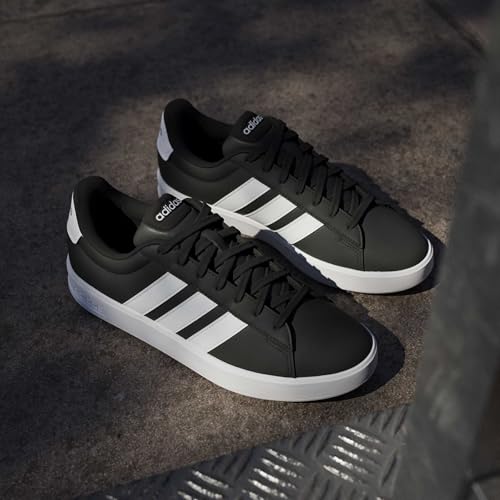 adidas Men's Grand Court 3.0, Black/White/White, 8 by adidas - Used condition - CA$39.80