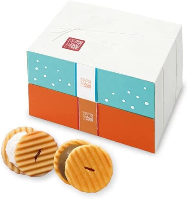 鼓月 姫千寿せんべい 二段箱 ラムネ 有機ほうじ茶 各12枚入 夏限定 一口サイズ 京都和菓子 人気 定番ギフト お土産 個包装 かわいい 新作販売