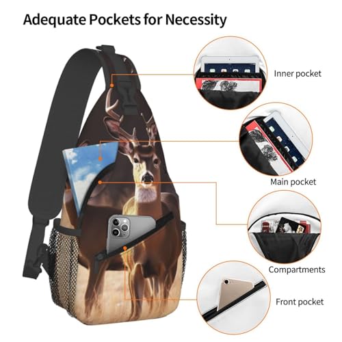 Bolso cruzado para hombre mochila bandolera de hombro miniatura 4