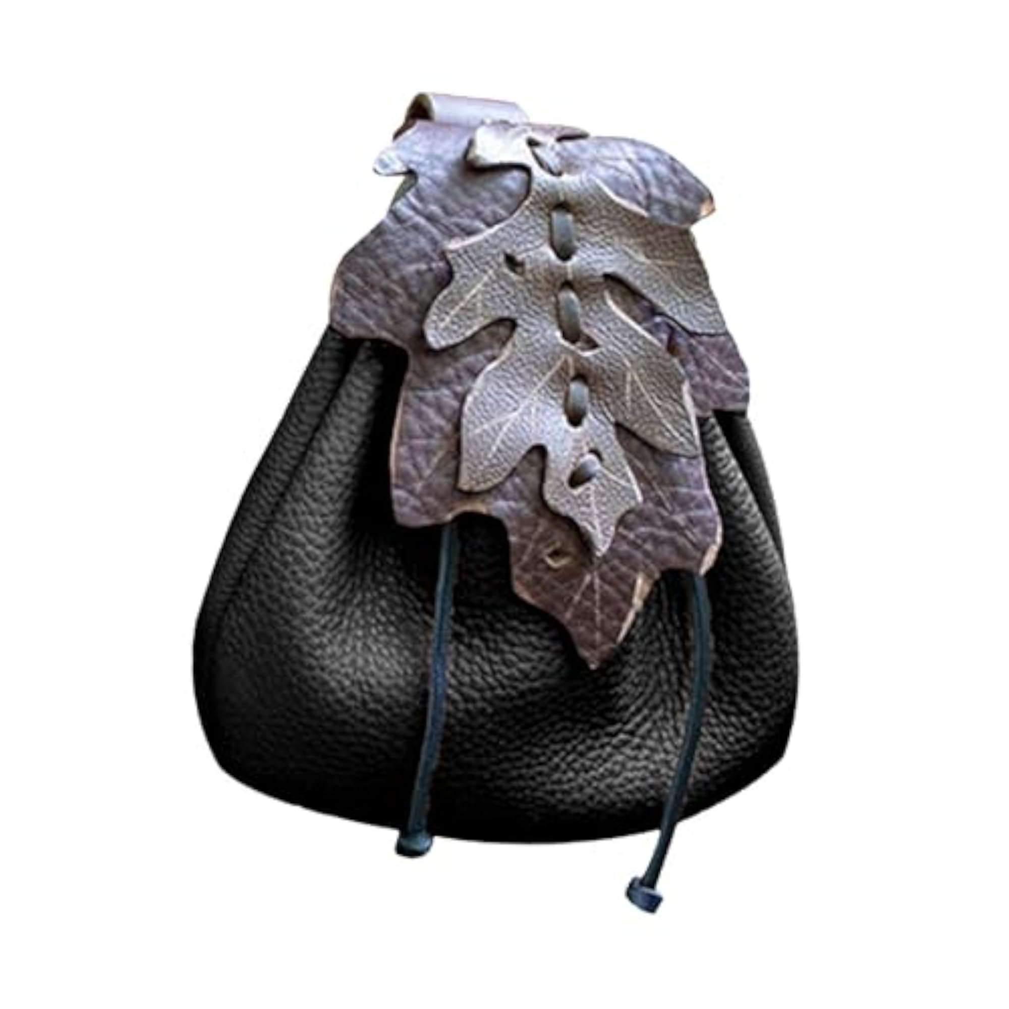 Waist Drawstring Bag for Outdoor Festivals, Black