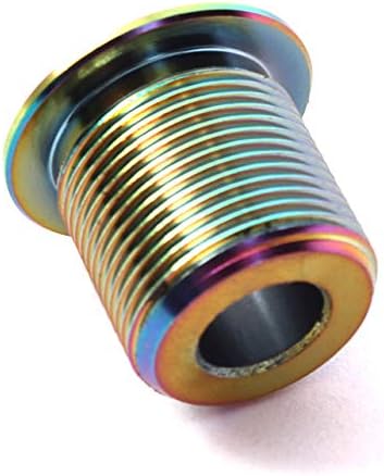 Miniatura 3 de KHEbikes KHE BMX Horquilla Tornillo Tapa Tapa Tapa Aceite Slick 1 1/8 Pulgadas Adelante 1.126 in Eje M25 Rosca