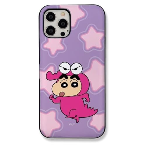 iPhone16 Pro Max 用 クレヨンしんちゃん マグネット カード 収納 ケース 【日本国内から発送】 CrayonShinchan Malang S1 Magnetic Card Case アイフォン 16 プロ マックス 対応 TPU + P