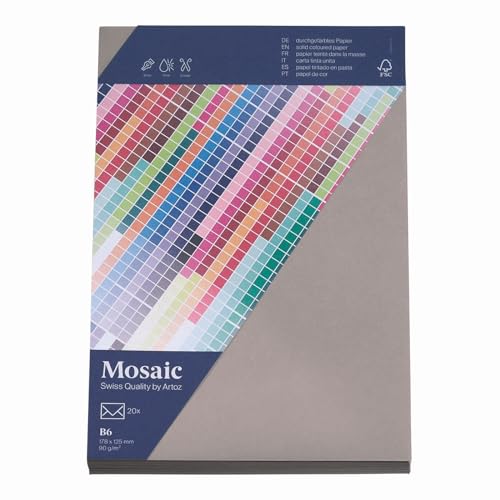 ARTOZ Mosaic Card Envelope, Cement, B6