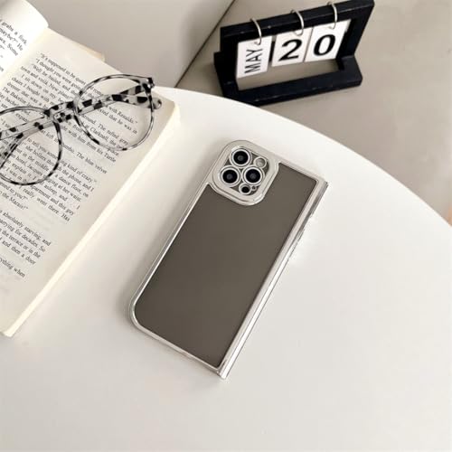 Coque souple iPhone 15 grise en silicone de luxe unie et protectrice