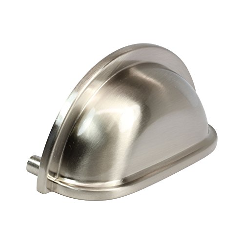 10 Pack Rok Hardware 3" Hole Centers Brushed Nickel Home Drawer Door Cabinet Cup Pull Handle #TOP2