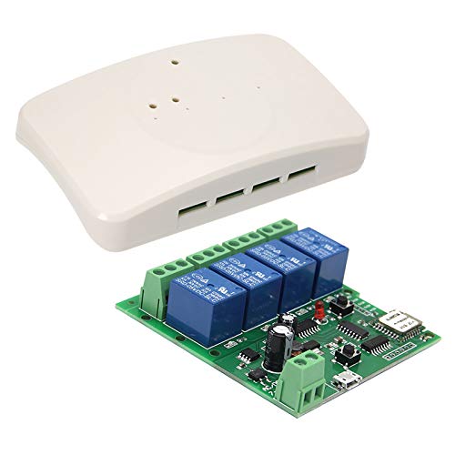 Interrupteur sans fil Wifi 4ch HUIOP - Module télécommande universel DC 5V 12V 32V