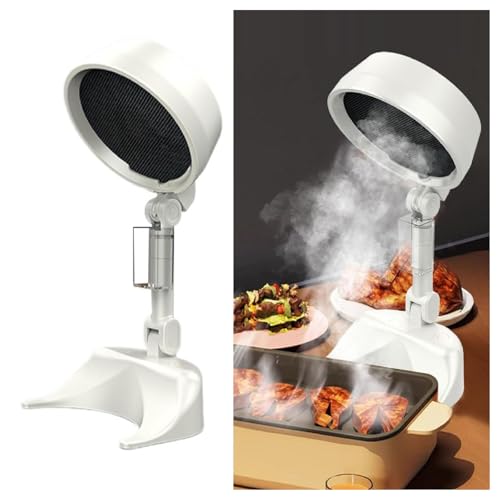 Campana extractora portátil, campana extractora de escritorio pequeña portátil para el hogar, mini olla caliente, artefacto, ventilador plegable transfronterizo que se puede desmontar y lavar para