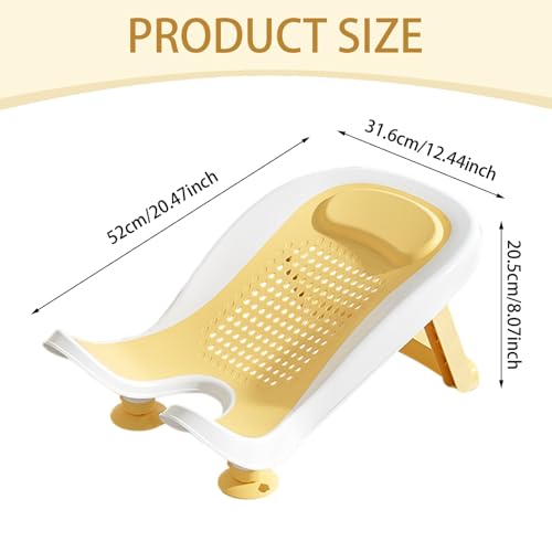 Siège de bain bébé portable pliable pour évier et baignoire