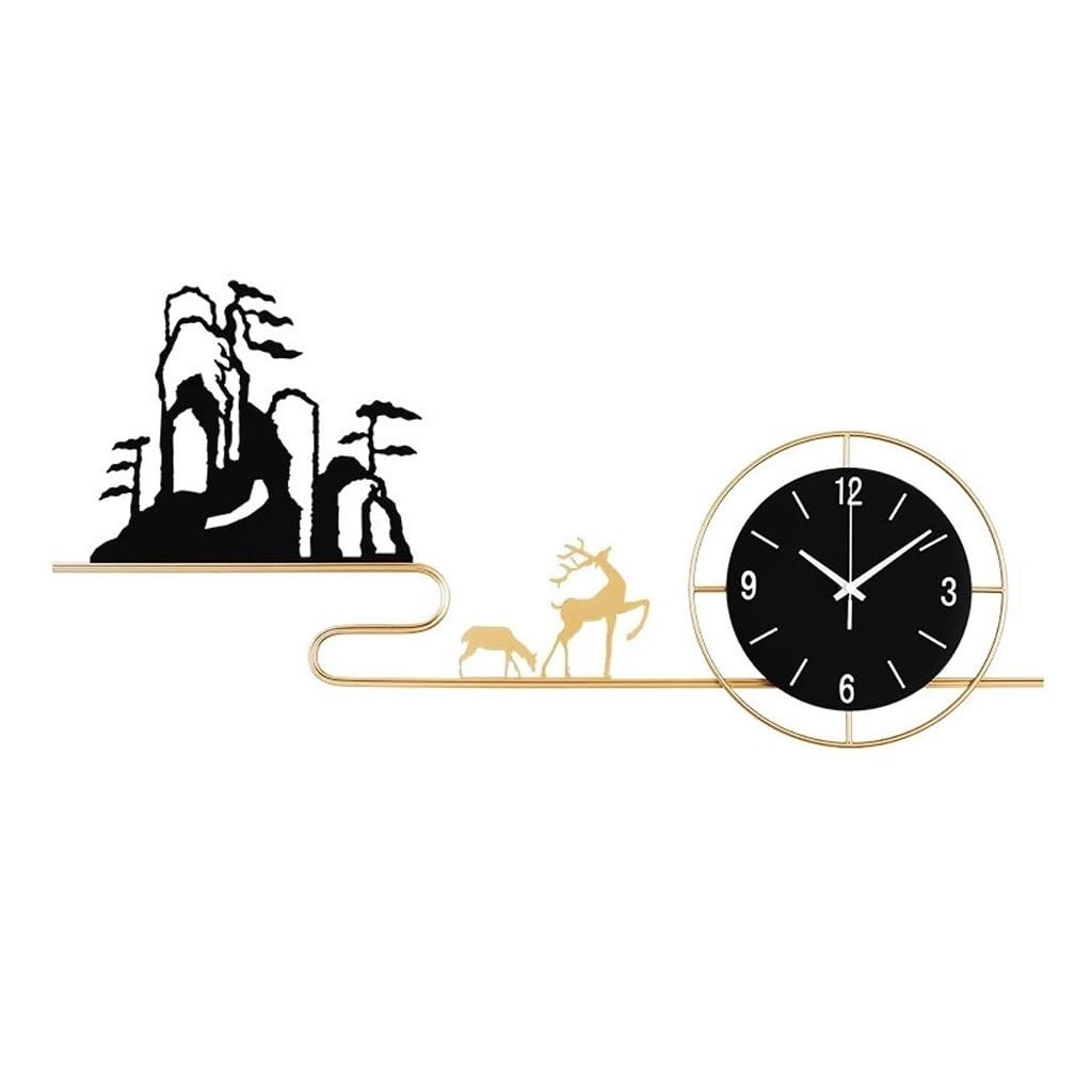 GFHTRELY Wall Clock Fashion Clock Wall Clock Living Room Wall Hanging Clock Home Modern Creative Decorative Clock Clock