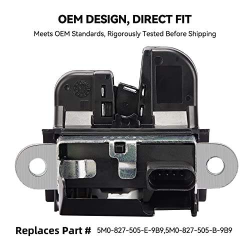 Image of SYERAL Trunk Latch Actuator Compatible with Volkswagen 2009-2014 Jetta, Compatible with Tiguan 2009-2017 Tailgate Trunk Lid Latch Lock Actuator Motor