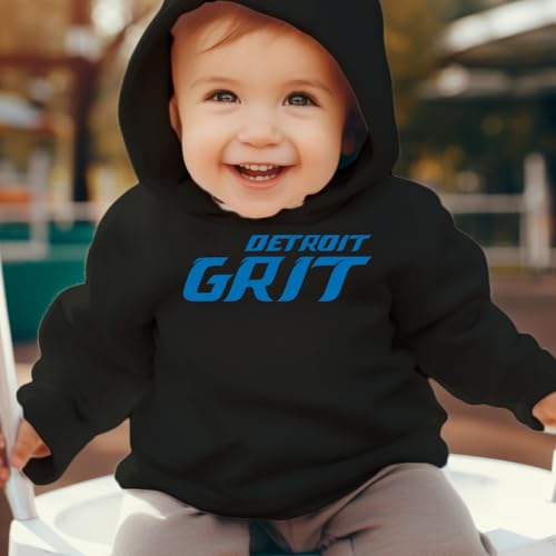 Detroit Grit Football Toddler-Sized Hoodie, Soft Fleece, Adorable2