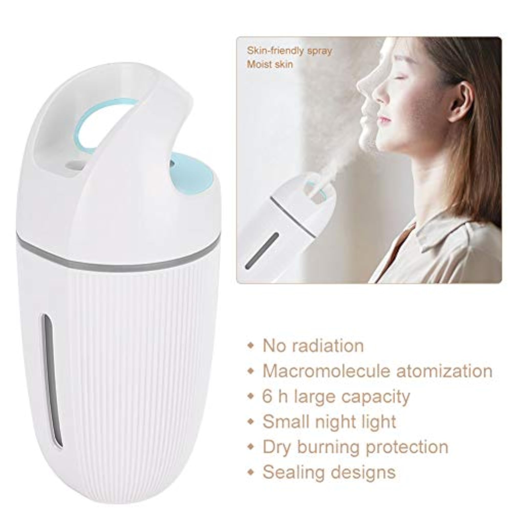 Generic Portable Low Noise Misting Humidifier for Home
