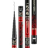 【Performance équilibrée】 Conçu for atteindre un équilibre optimal entre puissance, sensibilité et flexibilité, garantissant des performances efficaces dans divers scénarios de pêche.