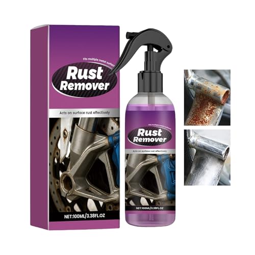 Liakyunf Spray Dérouillant 100ml - Anti-Rouille pour Voiture & Métal - Convertisseur pour Châssis, Machines & Meubles - Entretien &...