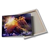 The blending of colors canvas prints with your photos Wall decoration Customize Canvas for Wedding Anniversary -8x12