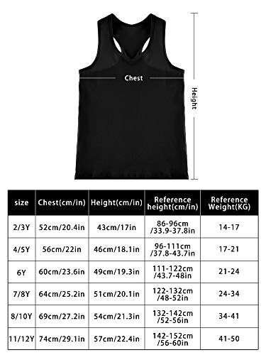 image for SATINIOR 4 Pieces Girls Dance Tank Tops Cotton Racerback Crop Tank Top