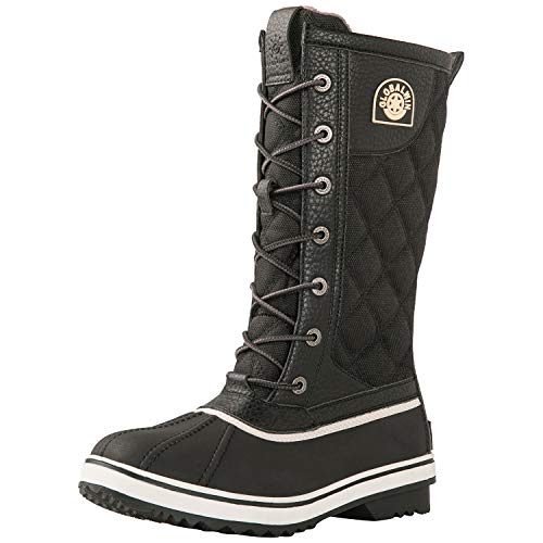 GLOBALWIN Women's Mid Calf Winter Snow Boots2