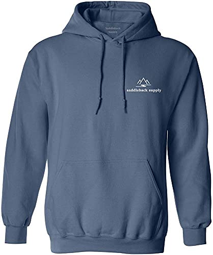 Saddleback Supply Men's Adventure the Unexplored Logo Hoodies in S-5XL2