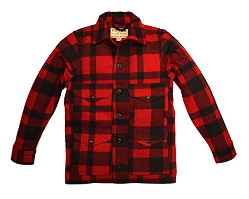 FILSON フィルソン 11010043 MACKINAW CRUISER RED X BLACK メンズ マッキーノ クルーザー サイズ M [並行輸入品]