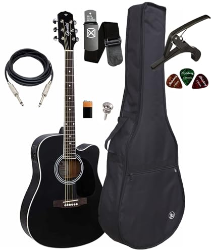 Violão Elétrico Giannini Gdc-1 Sbk Performance Kit Capa Full