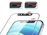 KIWIHOME Screen Protector Built-in Front Camera Cover Compatible for iPhone 12 Mini 2020 5.4 Inch 2