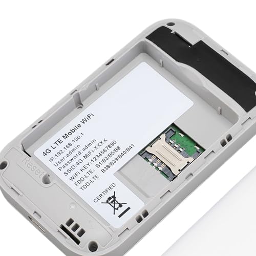 Image of MAVIS LAVEN 4G LTE Mobile WiFi Router, ABS Material, 300Mbps Speed, Connect 10 Devices, Ideal for Phones and Laptops