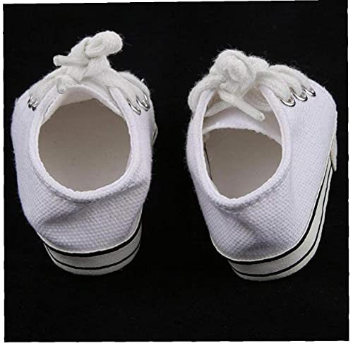 Shoes Fits Dolls Canvas Sneakers Barber Boots White Sport for 18 Inch Fashion Girl Clothes Accessories2