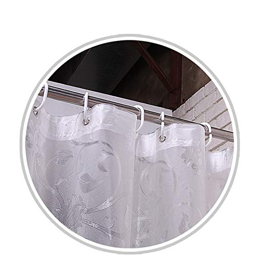 Rideau de douche sans perçage imperméable anti-moisissure cloison Ev - 3