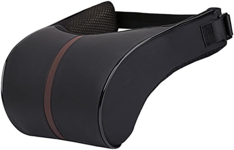 2 Pcs Adjustable Memory Cotton Leather Car Headrest Neck Protection Rest Support Pillow Cushion Car Safety Accessories(D)