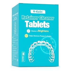 Y-kelin Orthodontic Retainer Cleansing Tablet 96 Tablet (96 Count (Pack of 1))