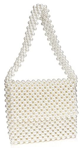Sac en perles compact anti-encombrement pour banquet et sac du soir main