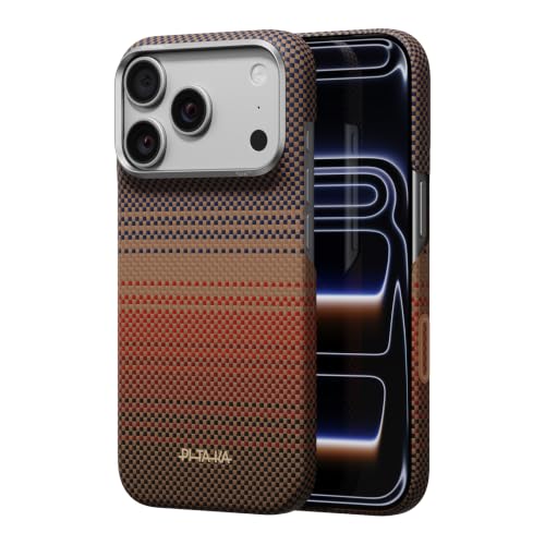 Image of pitaka for iPhone Pro Case 6.3 inch with Caseless Feeling, Sunset