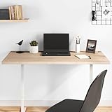 Mesa de escritorio, multiusos: esta mesa se puede utilizar para una mesa de oficina, mesa de dibujo, escritorio, mesa de café, mesa de PC, mesa auxiliar o como tablero de construcción de muebles, mesa de trabajo