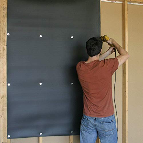 Image of SoundBlanket 2.5mm Soundproofing Membrane Noise Barrier | Soundproof Wall, Window & Door | Mass Loaded Vinyl 8x4 Feet | Block 28 DB
