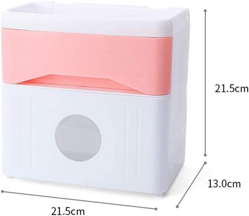 Bathroom Waterproof Tissue Box Plastic Shower Napkin Holder Wall Mounted Toliet Paper
