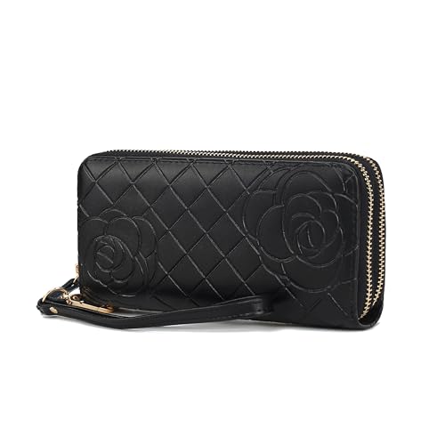 Image of MKF Collection Wristlet Wallet for Women, Small Credit Card Holder with Zipper Coin Pocket Wallet Purse Handbag By Mia K