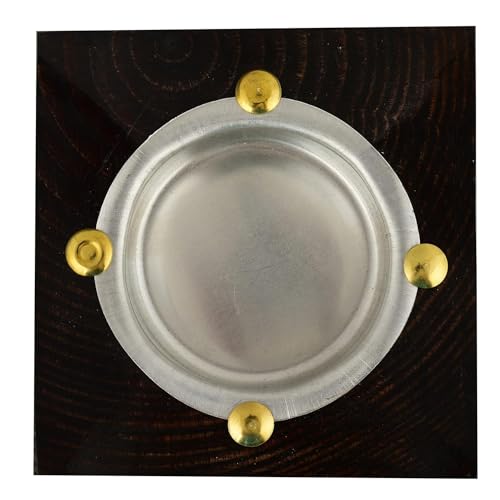 Image of Wooden Kapoor Kapur Dani Camphor Karpuram Incense Burner Stand Holder Tealight Holder, Best Gift for Christmas Decor, Christmas Decoration, Dining Table Holder for Home,Office