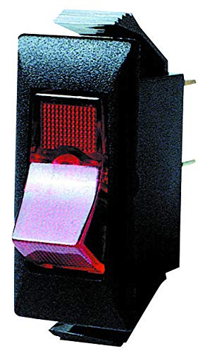 EATON - 1500R11E - SWITCH, ROCKER, SPST, 15A, 250V, RED