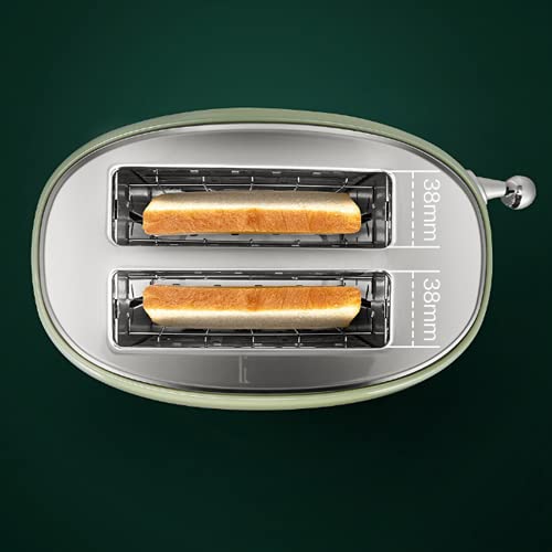 N B 2 Slice-Toaster, 800W-Toaster mit Backständer, extraweite Schlitze für das Toasten von Bagels, 6-Gang-Control-Roast… – Bild 3