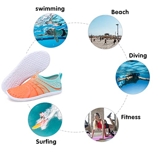 Image of Spesoul Womens and Mens Water Shoes Breathable Quick Dry Soft Barefoot Aqua Socks for Hiking Swim Beach Surf Yoga Sport