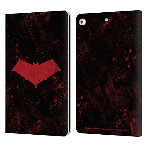 Étui en cuir iPad 9.7 Batman DC Comics avec clapet rabattable style grunge Red Hood
