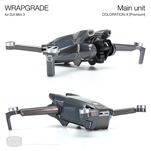 WRAPGRADE Skin Stickers compatible with DJI Mini 3, Coloration-x, Small - Image 4