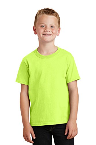 Port & Company - Youth Core Cotton Tee S Neon Yellow*